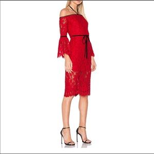 Alexis "Odette" Off-shoulder Lace Dress